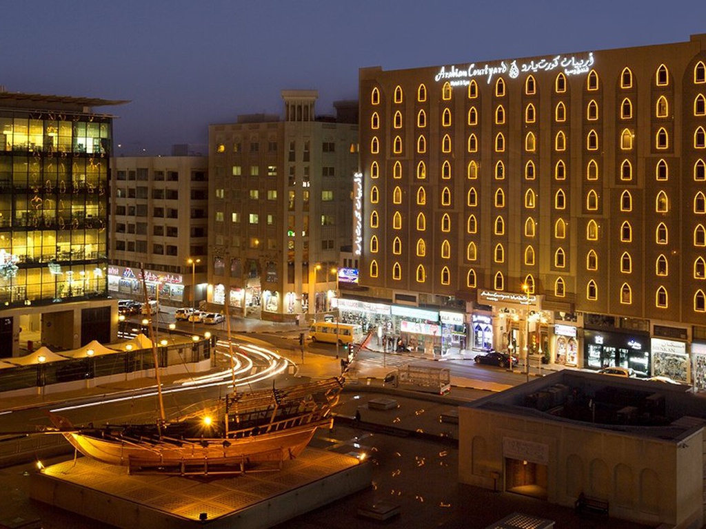 正面 阿拉伯庭院水疗酒店 酒店和水療中心 迪拜酋长国